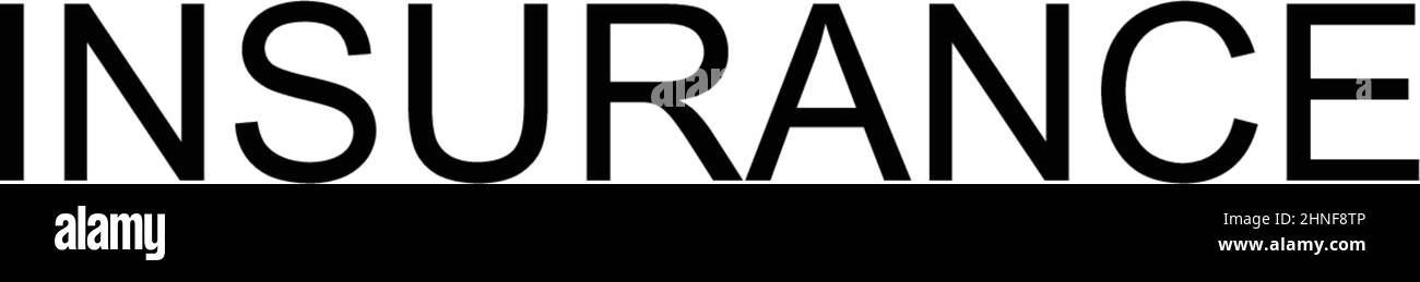 Einfaches Vektor-Symbol für Versicherungen. Illustration Symbol Design-Vorlage für Web mobile UI-Element. Stock Vektor