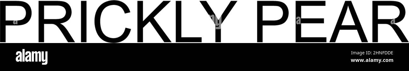 Einfaches Vektor-Symbol mit Kaktusfeige. Illustration Symbol Design-Vorlage für Web mobile UI-Element. Stock Vektor