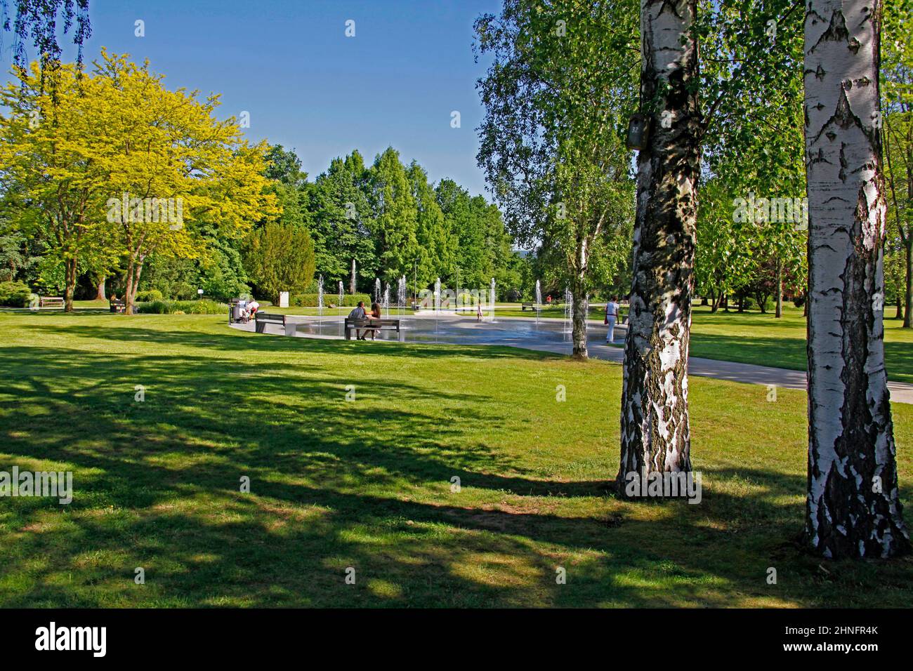 Schne Bad Soden Kurpark Bildnull