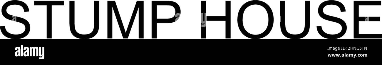 Einfaches Vektor-Symbol für Stump House. Illustration Symbol Design-Vorlage für Web mobile UI-Element. Stock Vektor