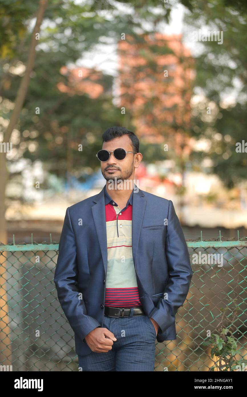 Styling Junge in bangladesch Bild Stockfoto