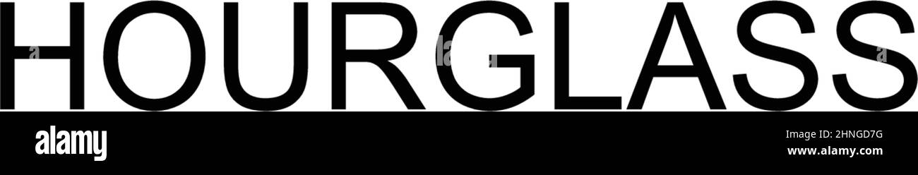 Hourglass einfaches Vektor-Symbol. Illustration Symbol Design-Vorlage für Web mobile UI-Element. Stock Vektor