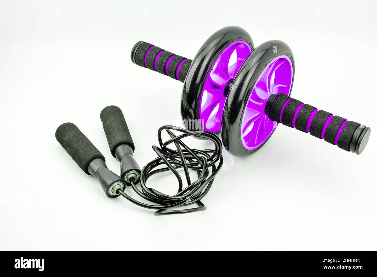 Sportausrüstung im Hintergrund Stockfoto