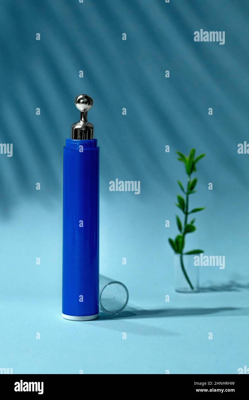 Roll on Roller Bottle for Eye Cream Nachfüllbare Flaschen Lotion Pump Bottle Runder KOPF Stockfoto