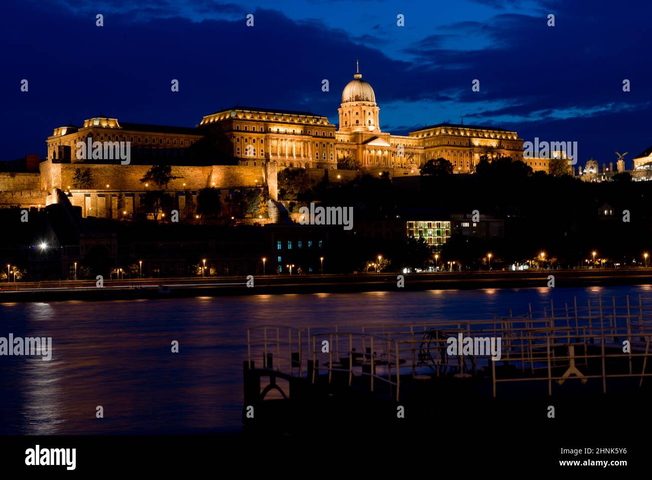 Die Budaer Burg Stockfoto