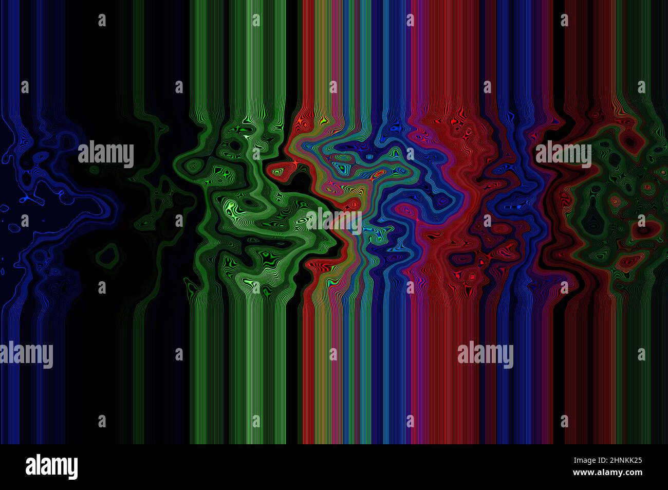 Abstraktes digitales Streifenmuster Stockfoto