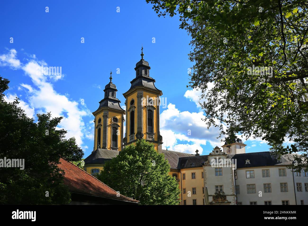 Burg Des Deutschen Ordens Bad Mergentheim Stockfoto