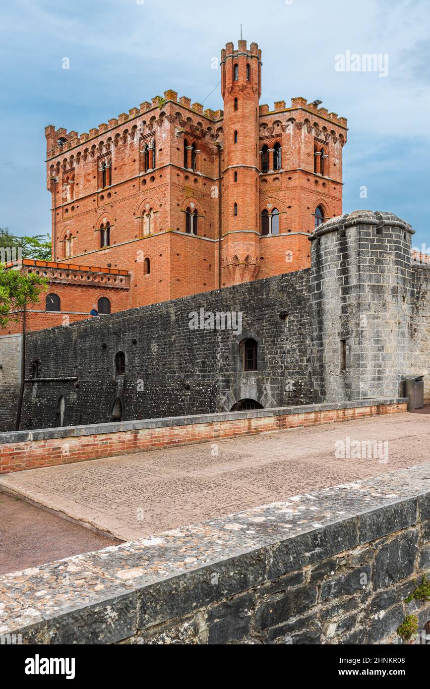 Schloss Brolio in Chianti Stockfoto