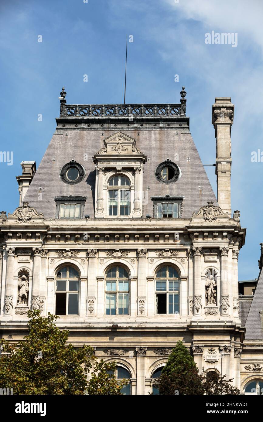 Das Gebäude der Präfektur der Polizei in Paris. Stockfoto