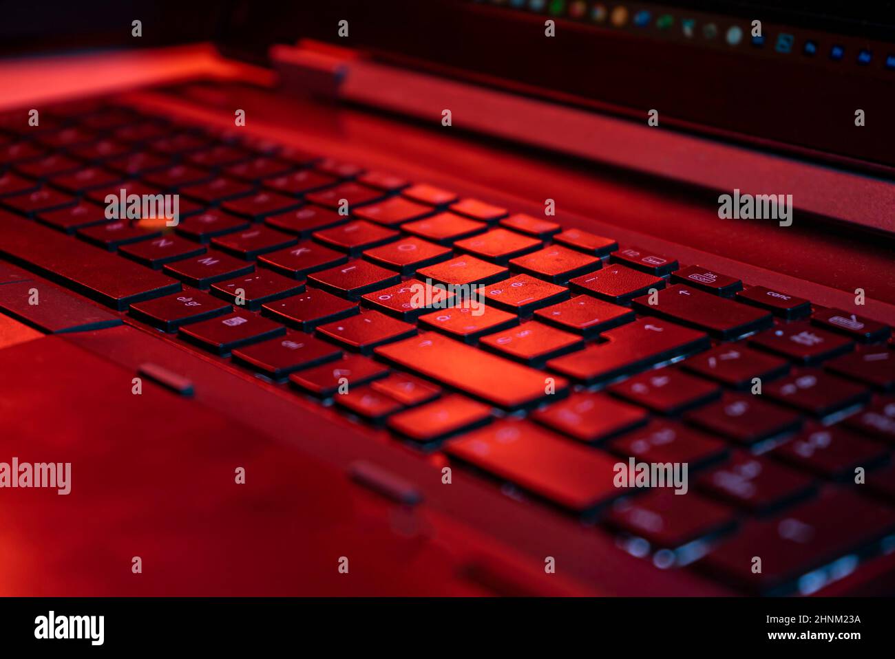 Laptop Tastatur detail Stockfoto