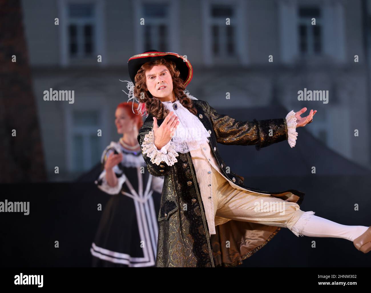 Krakau, Polen - 22nd Cracovia Danza Court Dance Festival Stockfoto