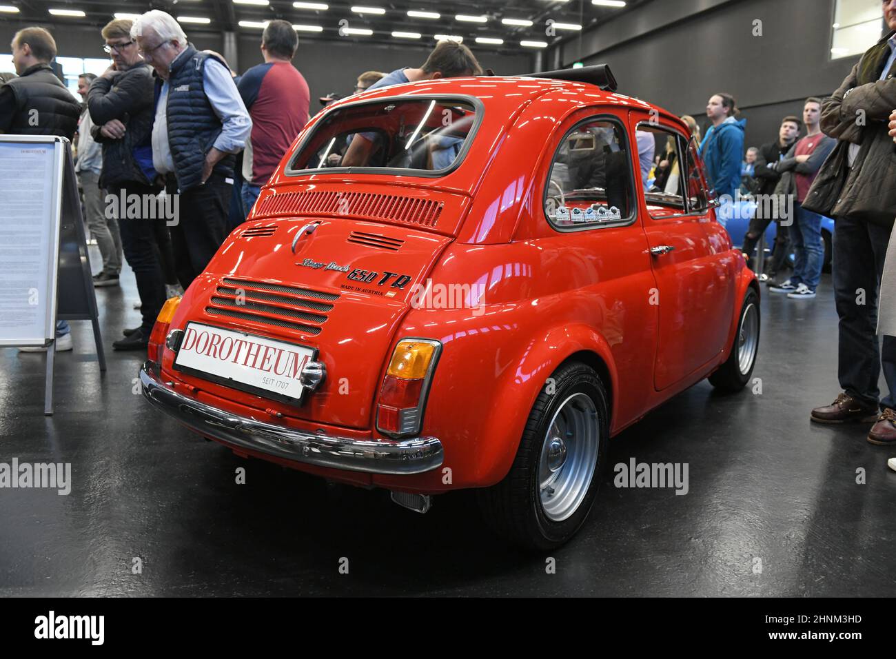 Oldtimer bei einer Ausstellung in Salzburg (Österreich) - Oldtimer auf einer Ausstellung in Salzburg (Österreich) Stockfoto