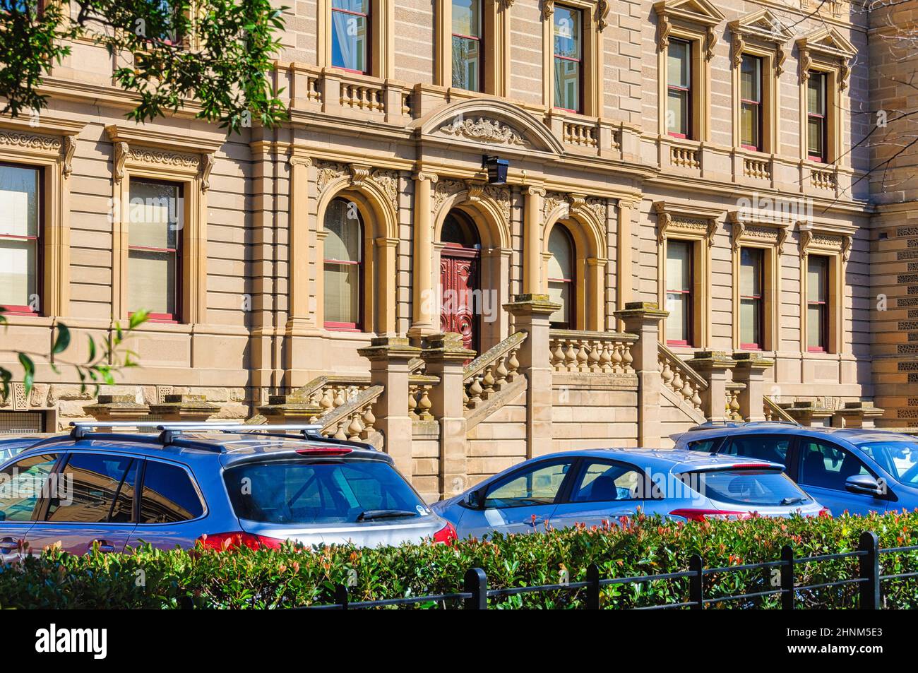 Das Finanzministerium - Hobart Stockfoto