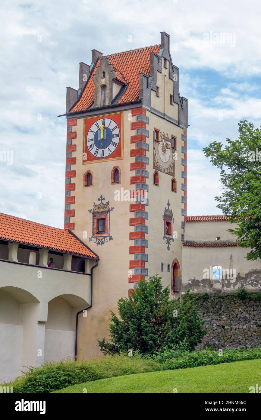 Hochburg in Füssen Stockfoto