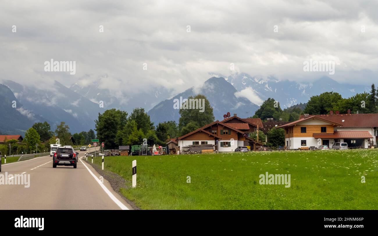 Allgäu zur Sommerzeit Stockfoto