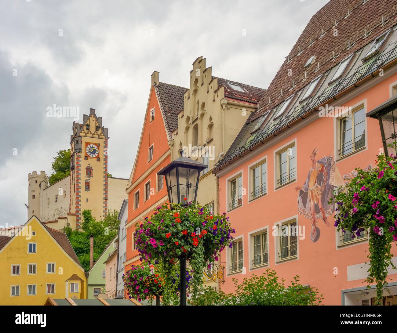 Hochburg in Füssen Stockfoto