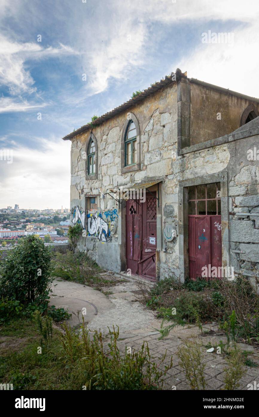 Altes Gebäude in Porto, Portugal Stockfoto