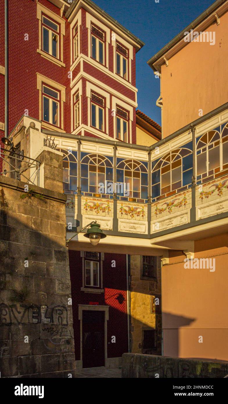 Altes Gebäude in Porto, Portugal Stockfoto