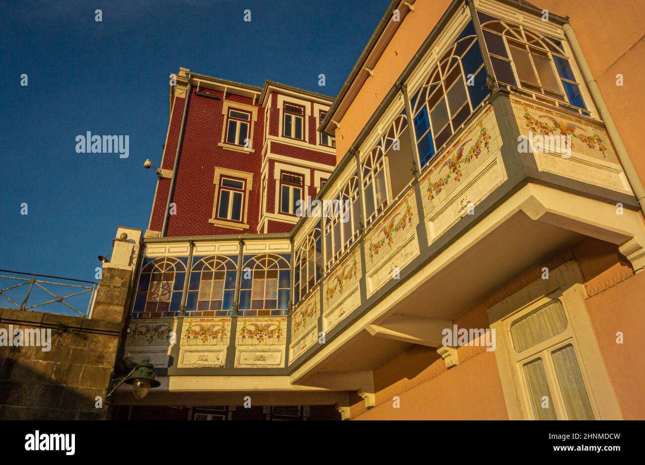Altes Gebäude in Porto, Portugal Stockfoto