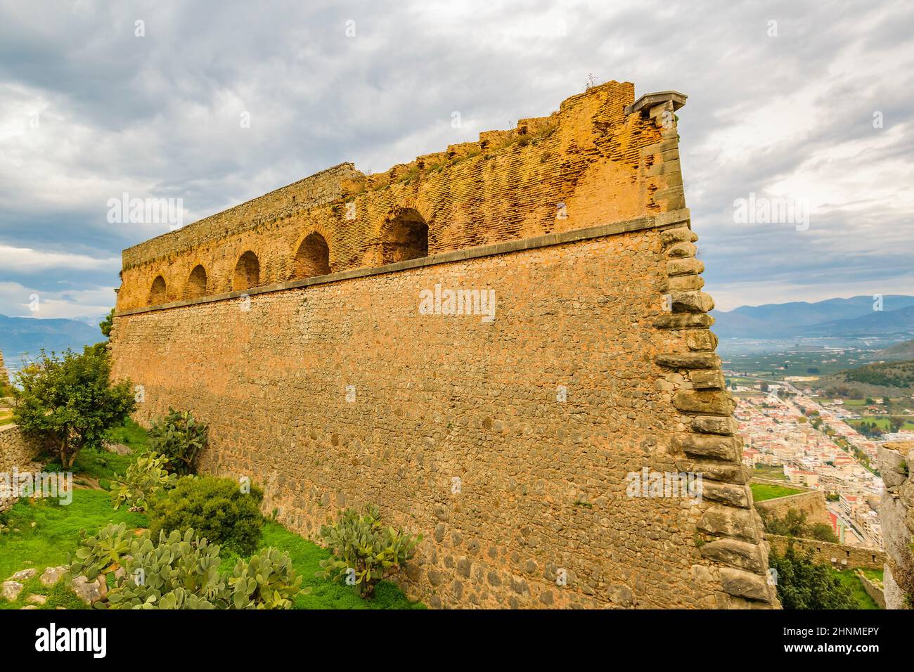 Palamidi Fort, Nafplion, Griechenland Stockfoto
