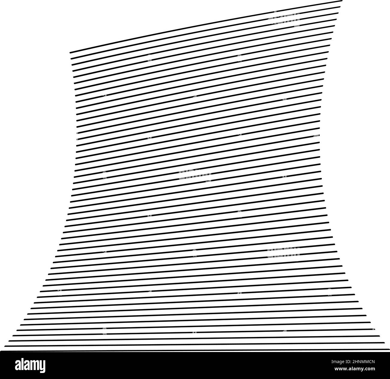 Wellige, winkende, kurvige Parallellinien. Gewellte, quellige Streifen – Vektorgrafik, Clip-Art-Grafiken Stock Vektor