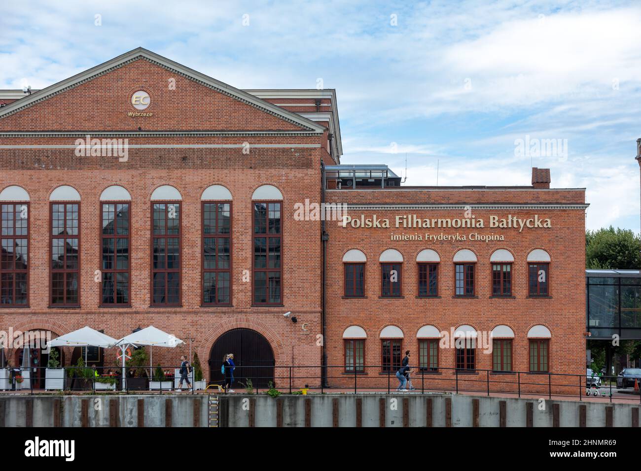 Polnische Baltische F. Chopin Philharmonie in Gdańsk Stockfoto