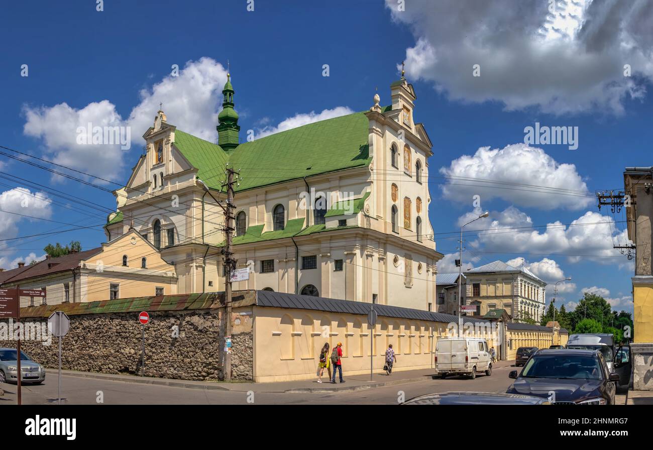 Dominikanerkloster in Zhovkva, Ukraine Stockfoto