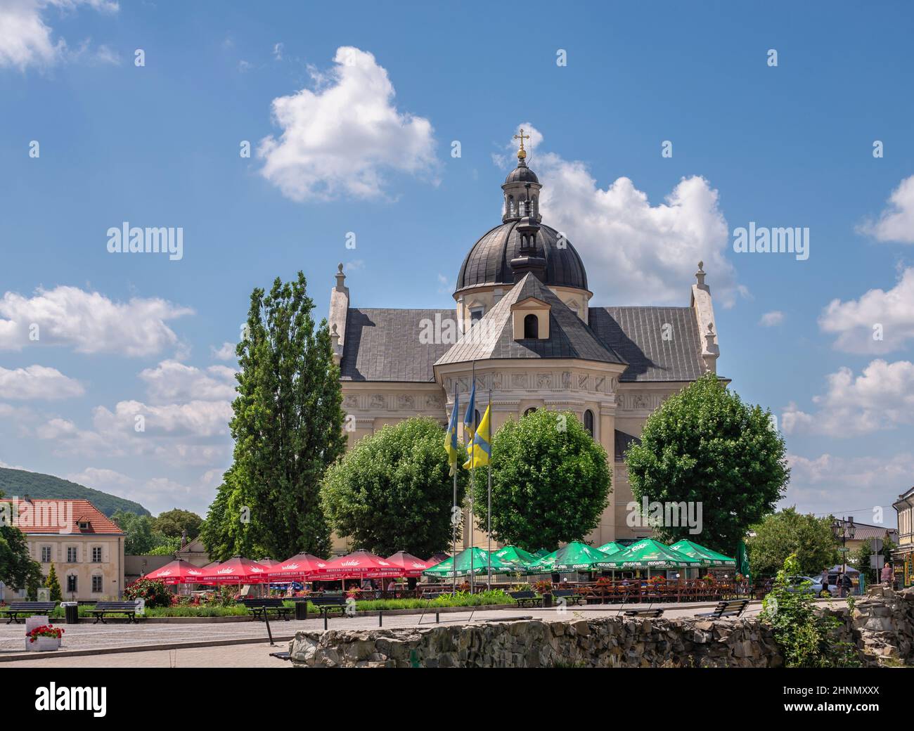 Kirche des heiligen Laurentius in Chowkva, Ukraine Stockfoto