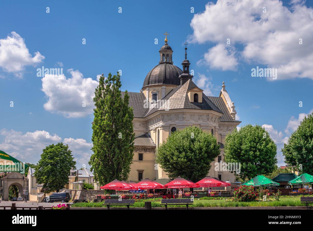 Kirche des heiligen Laurentius in Chowkva, Ukraine Stockfoto