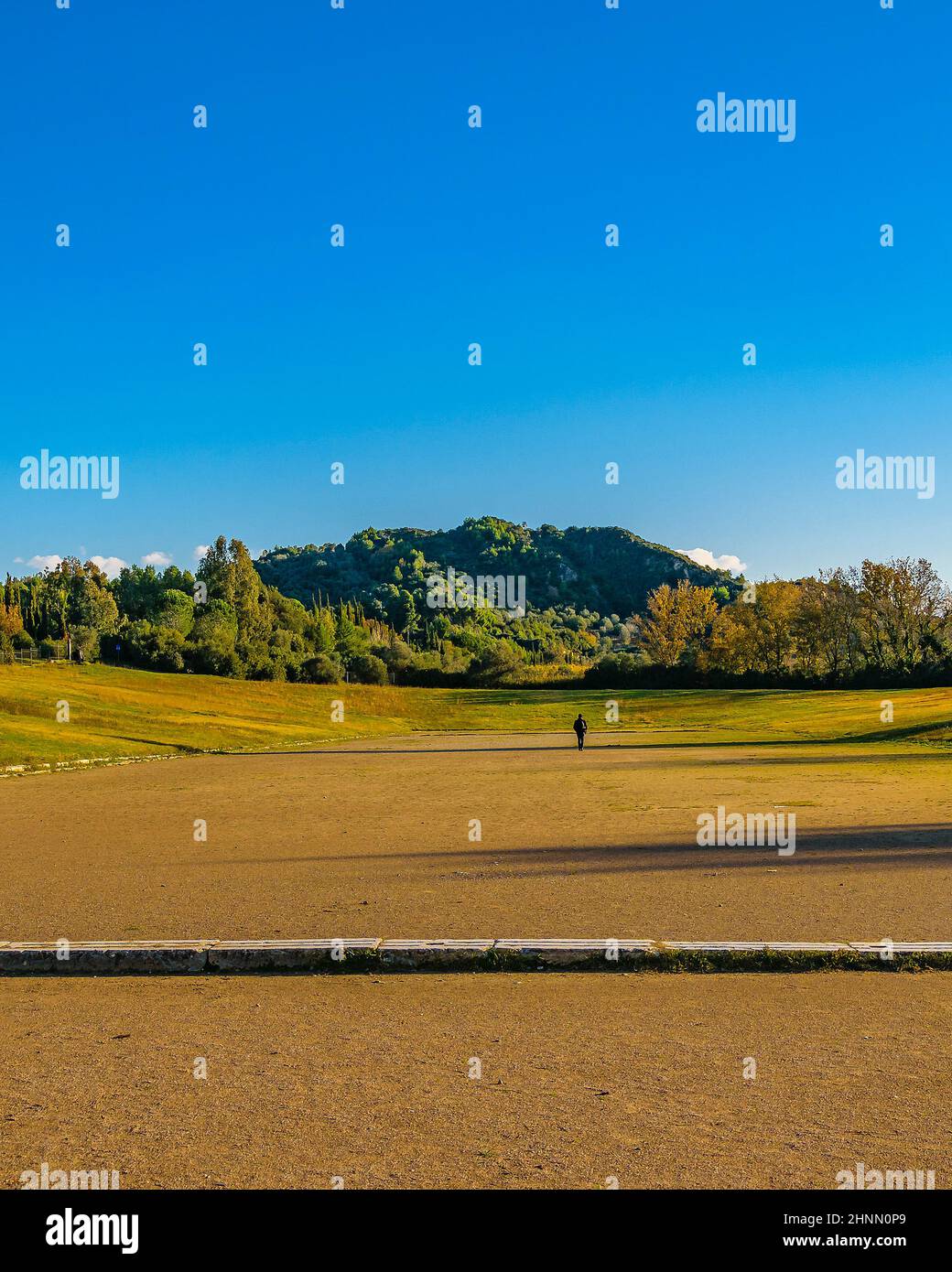 Olympia Ruinen, Peloponesse, Griechenland Stockfoto