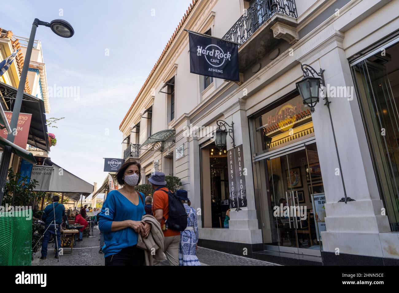 Hard Rock Cafe in Athen, Griechenland Stockfotografie - Alamy