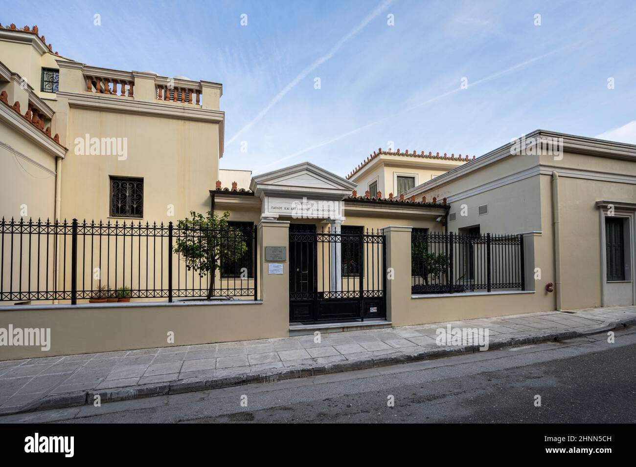 Das Paul and Alexandra Canellopoulos Museum in Athen, Griechenland. Stockfoto