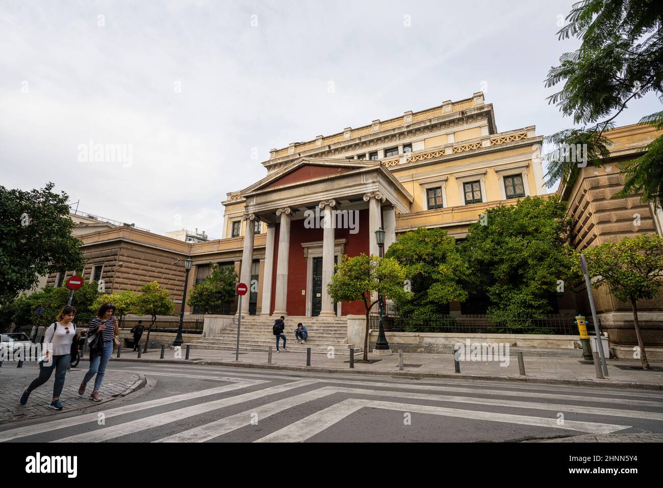 Altes griechisches parlamentsgebäude in Athen Stockfoto