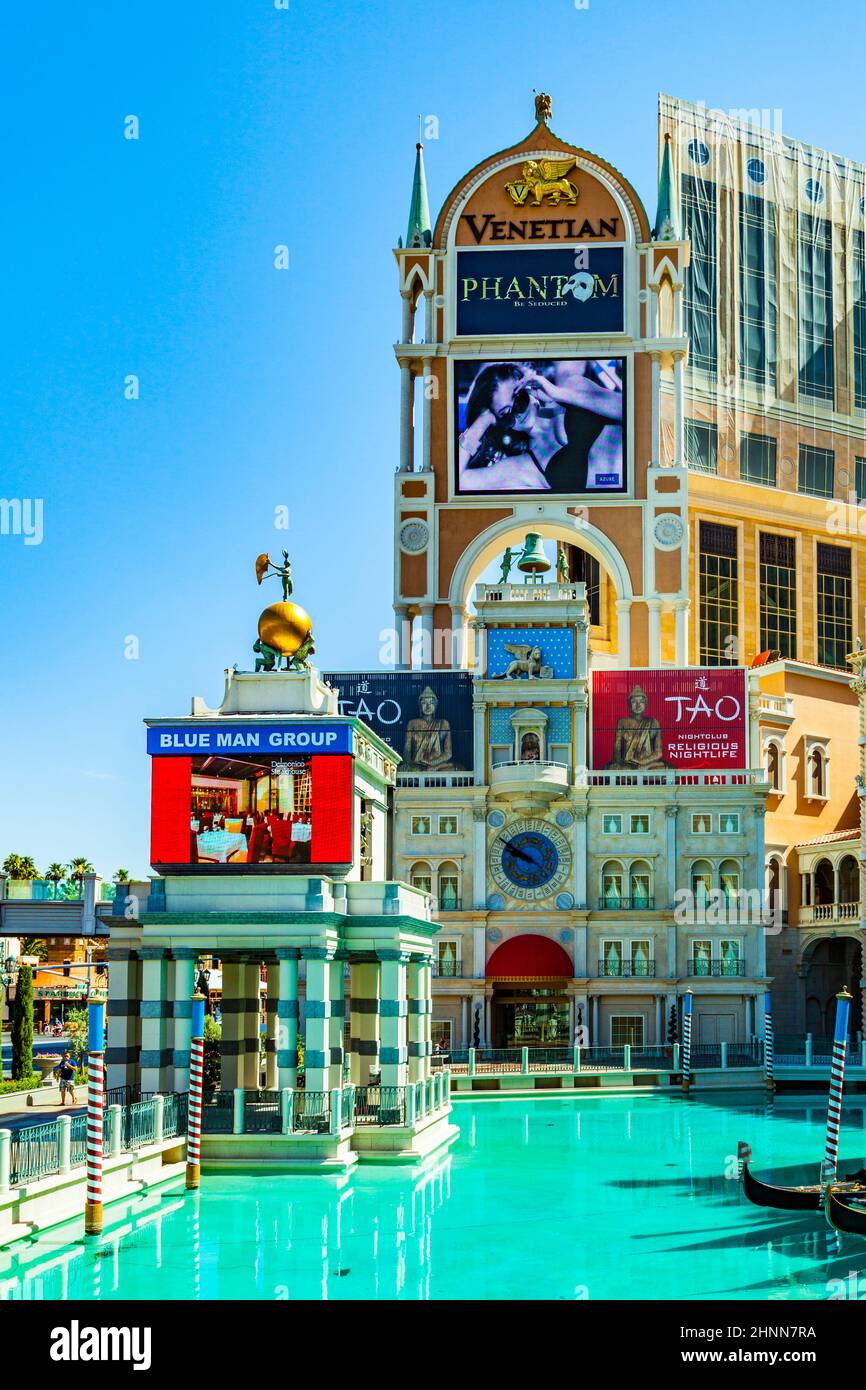 Das Venetian Resort Hotel & Casino Stockfoto
