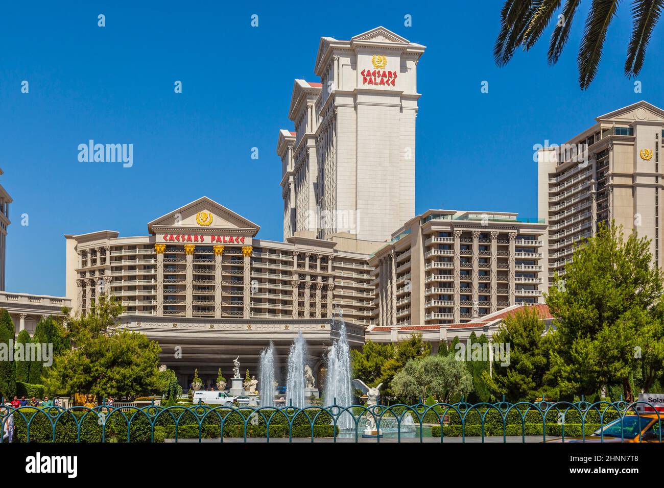 Caesar's Palace auf dem Vegas Strip in Las Vegas Stockfoto