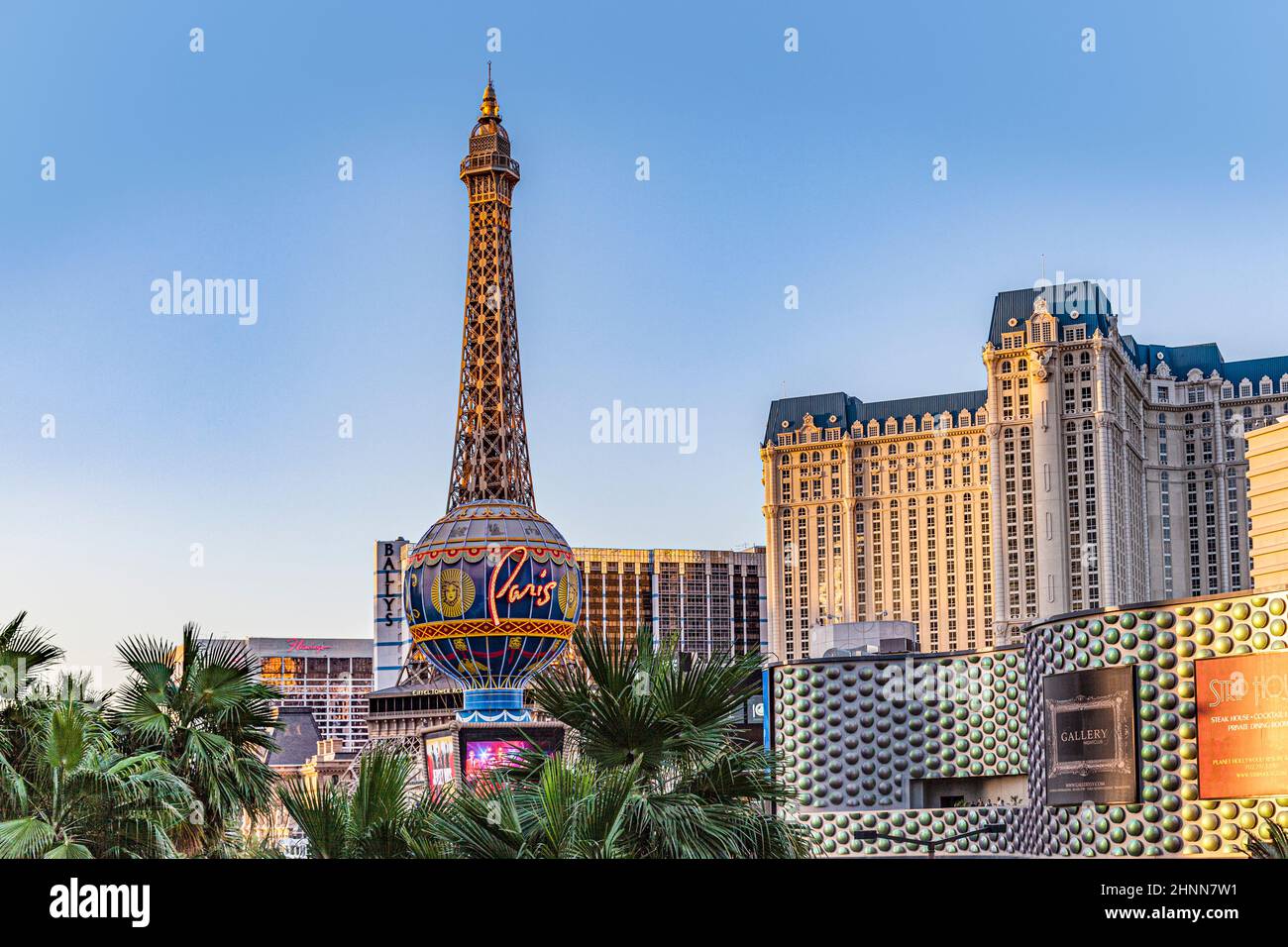 Paris Las Vegas Hotel und Casino in Las Vegas Stockfoto