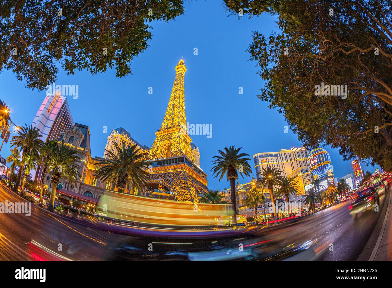 Paris Las Vegas Hotel und Casino in Las Vegas Stockfoto