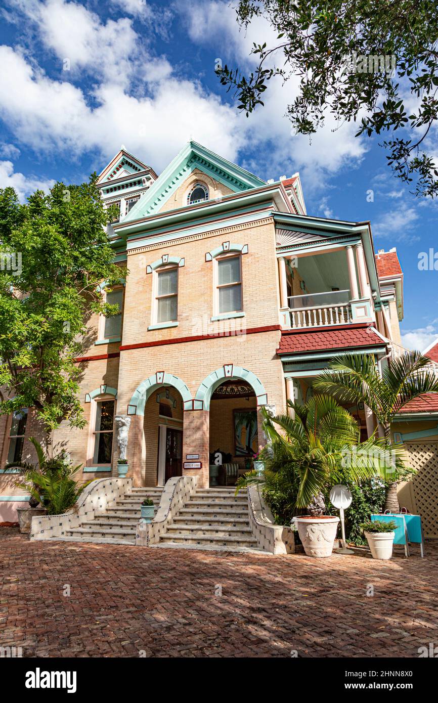Altes historisches Heritage Hotel in Key West, Florida Stockfoto