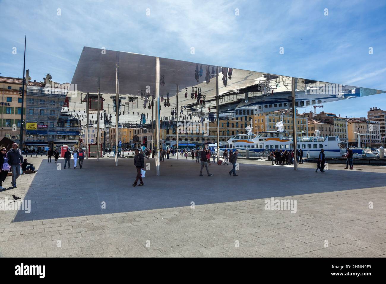 Norman Fosters Pavillon in Marseille, Frankreich Stockfoto