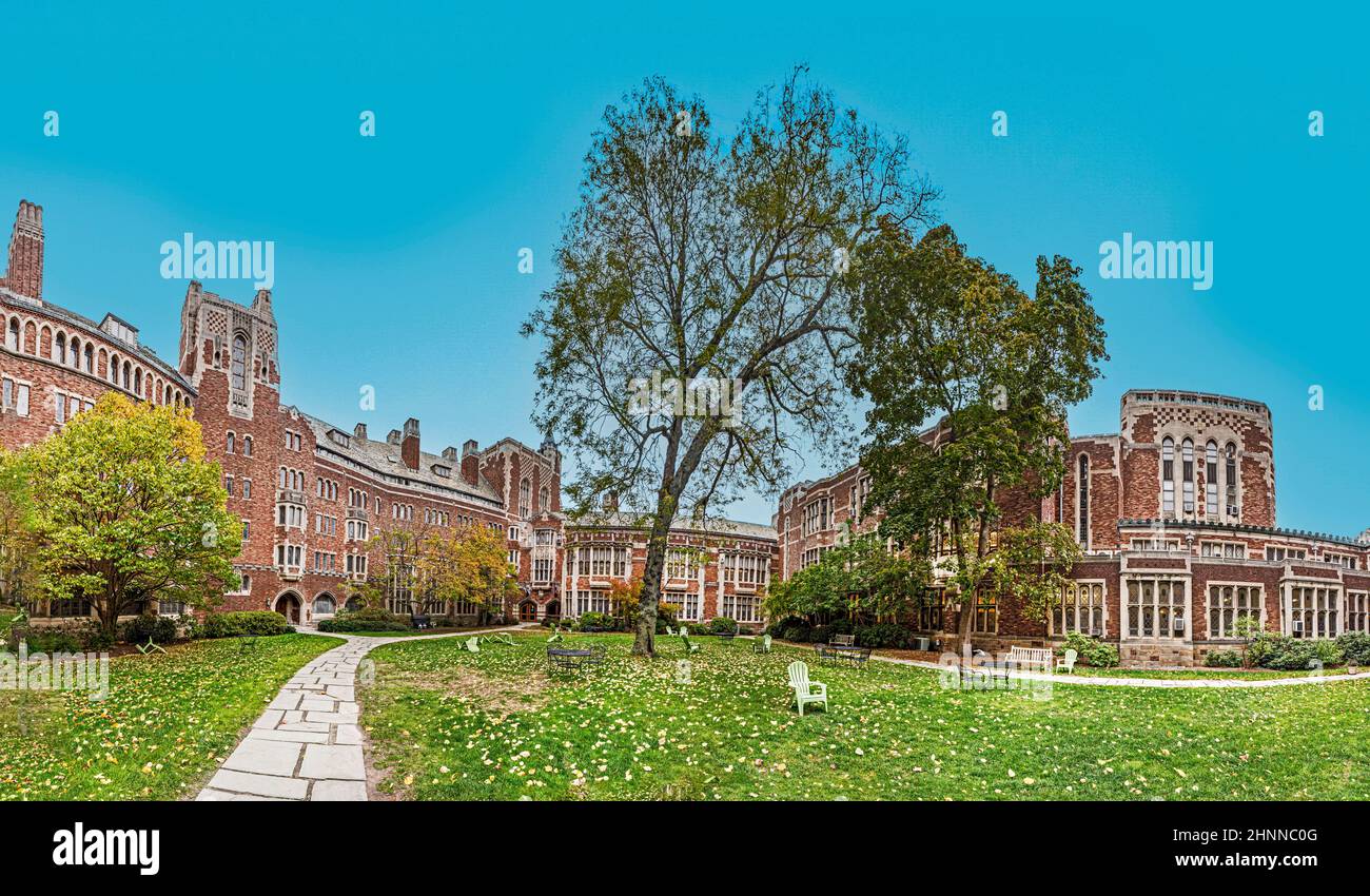 Campus in der Yale University Stockfoto