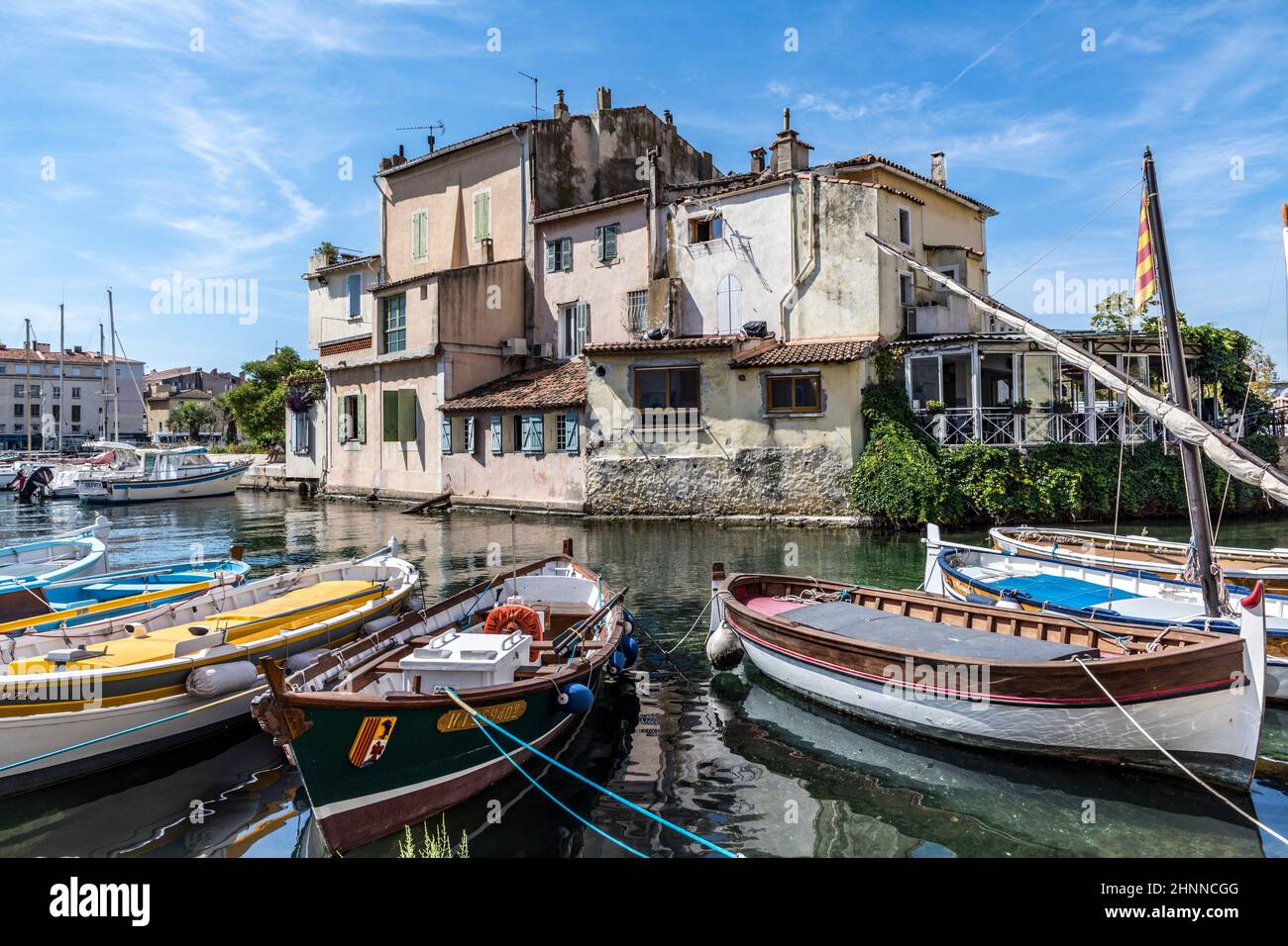 Malerisches altes Dorf Martigues an der französischen riviera Stockfoto