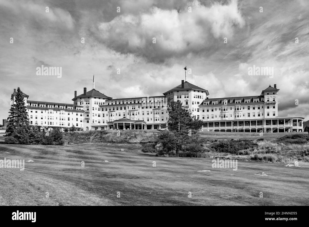 Berühmtes Mount Washington Hotel in Jefferson in der Gegend von Mount washington Stockfoto