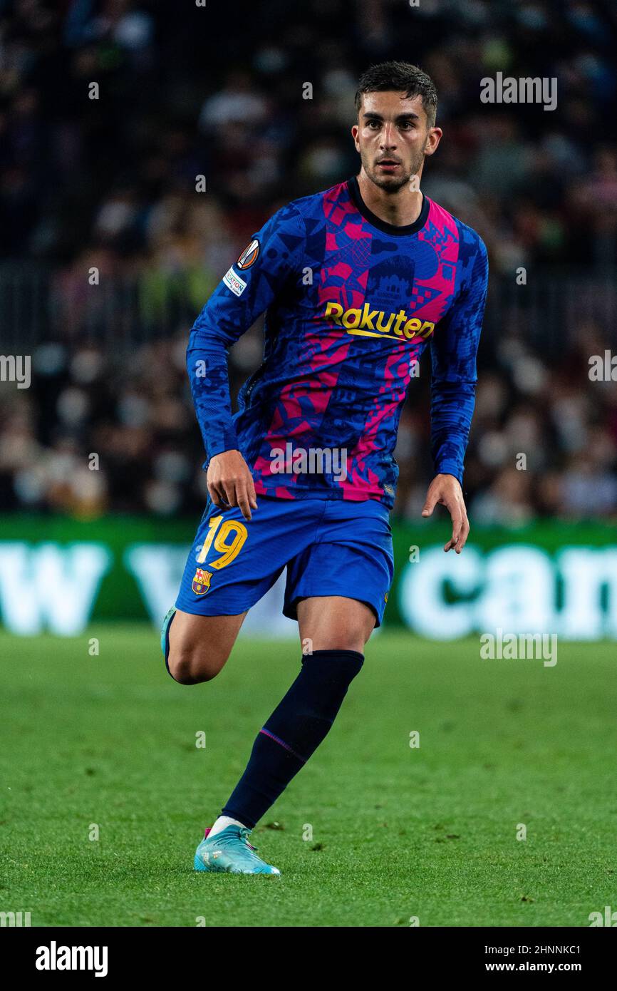 Barcelona, Spanien, 17, Februar 2022. Europa League: FC Barcelona gegen SSC Napoli. Quelle: JGB/Alamy Live News Stockfoto