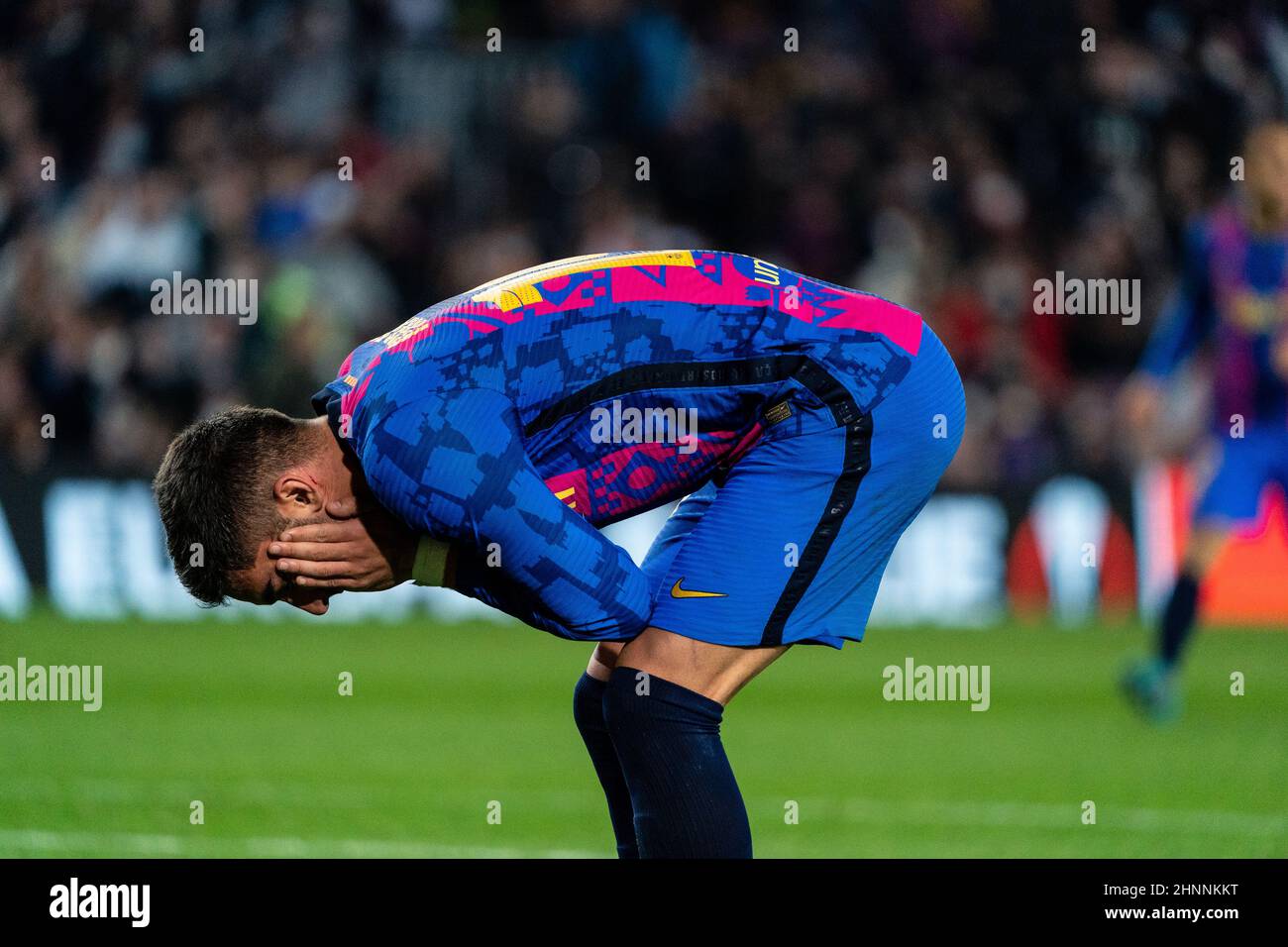 Barcelona, Spanien, 17, Februar 2022. Europa League: FC Barcelona gegen SSC Napoli. Quelle: JGB/Alamy Live News Stockfoto