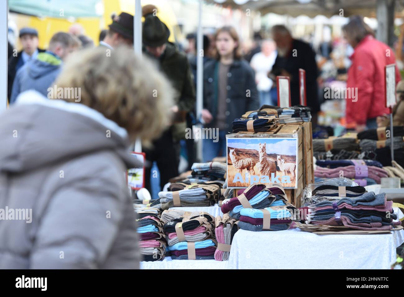 Wolfgangi-Markt am 31. Oktober in Sankt Wolfgang, Oberösterreich, Österreich, Europa - Wolfgangi Markt am 31st. Oktober in Sankt Wolfgang, Oberösterreich, Österreich, Europa Stockfoto