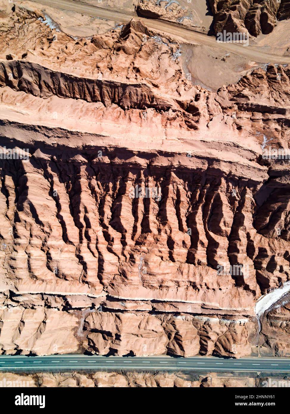 Drachenzähne-Schluchten, Atacama-Wüste, Chile Stockfoto