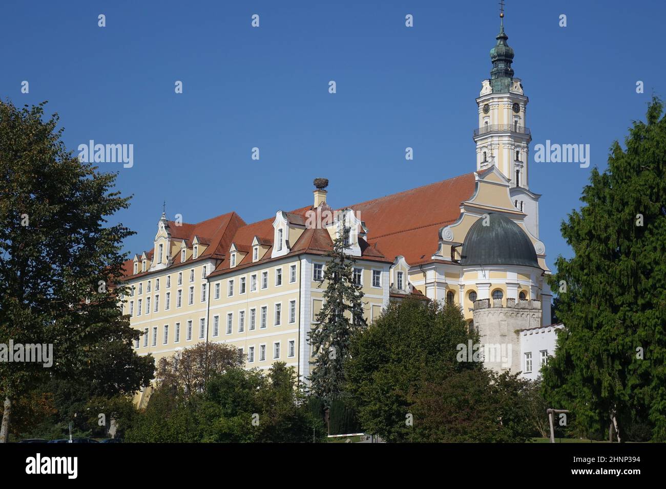 Deutschland, Bayern, Donauwörth, Kreissitz, Benediktinerkloster, Reise Stockfoto