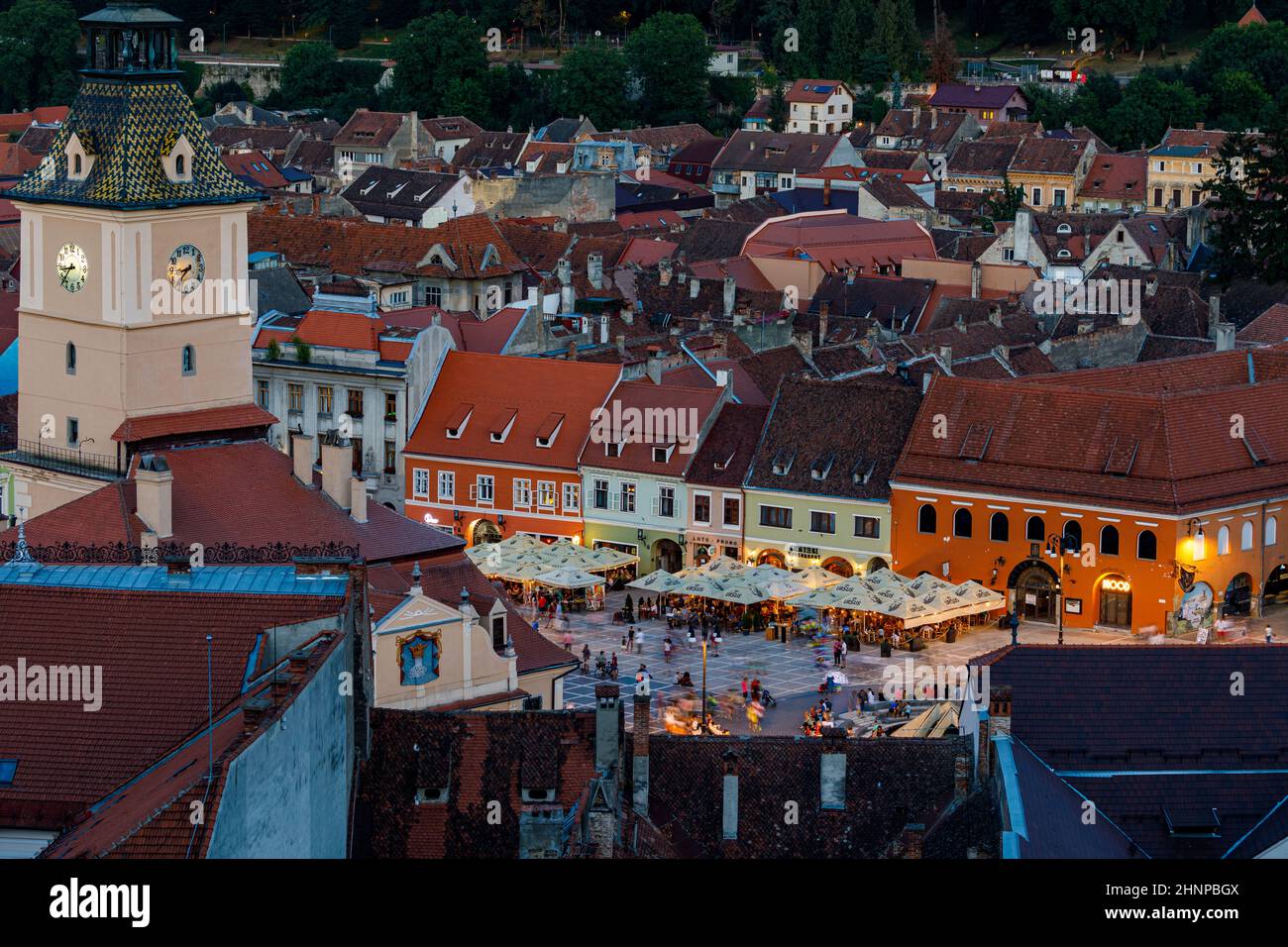 Die Stadt Brasov in Rumänien Stockfoto