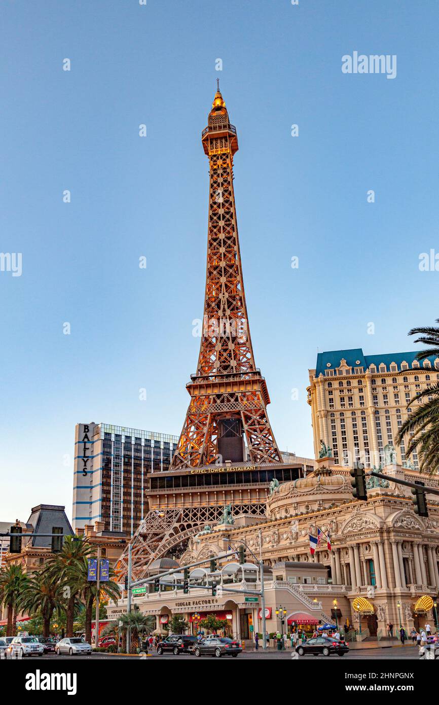 Paris Las Vegas Hotel und Casino in Las Vegas Stockfoto