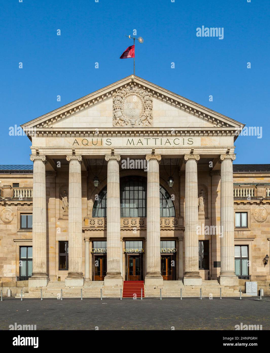 Casino in Wiesbaden, Deutschland Stockfoto